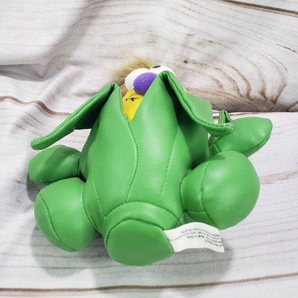 Vintage Toy Box Corn On The Cob Anthropomorphic Plush Toy 8 Inch Faux Leather - Picture 4 of 9